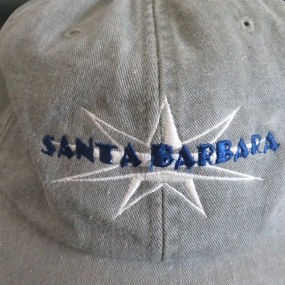 Santa Barbara Embroidered Baseball Cap/Hat (Khaki Green color), EUC - Picture 6 of 9